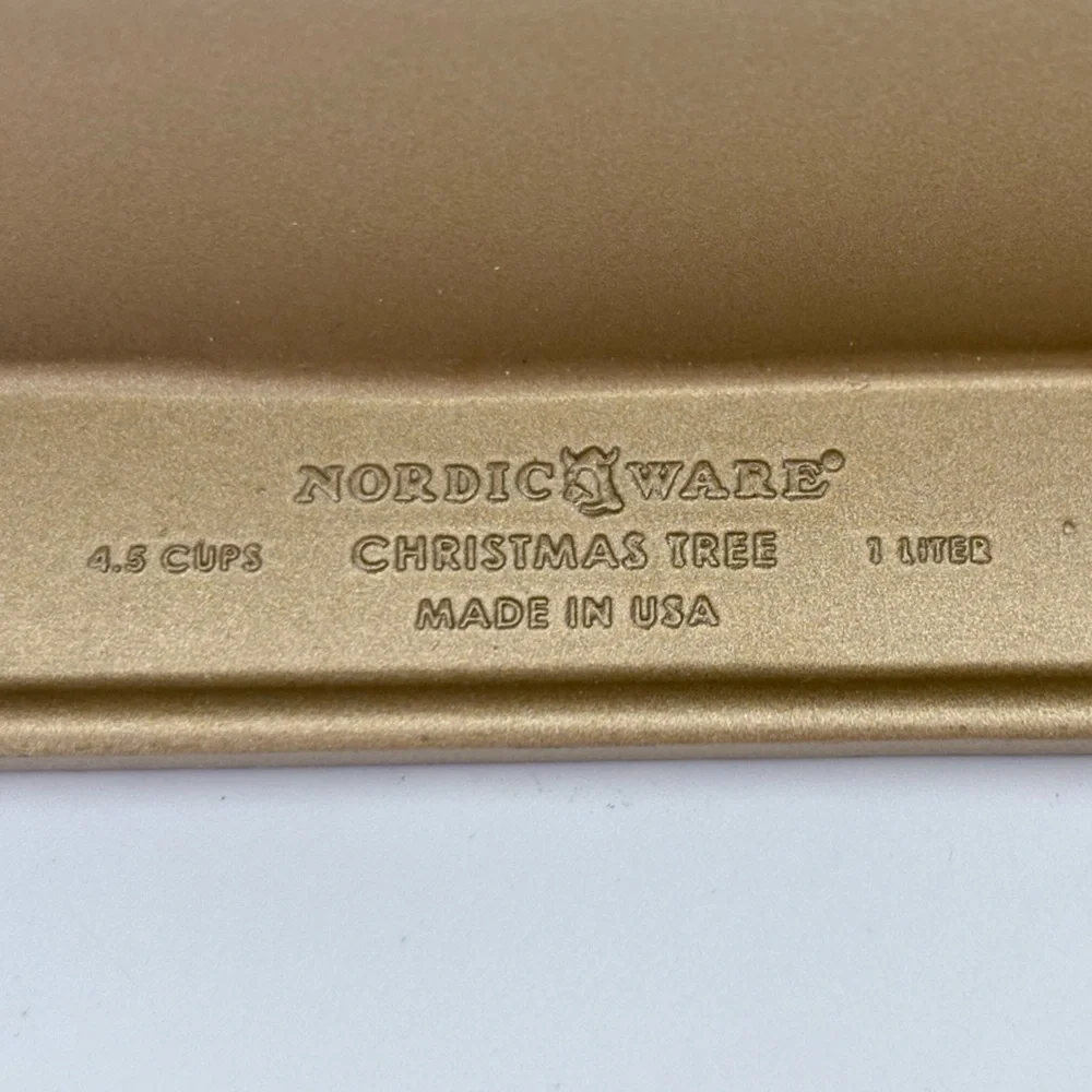 Nordic Ware Gold Christmas Tree Cake Pan